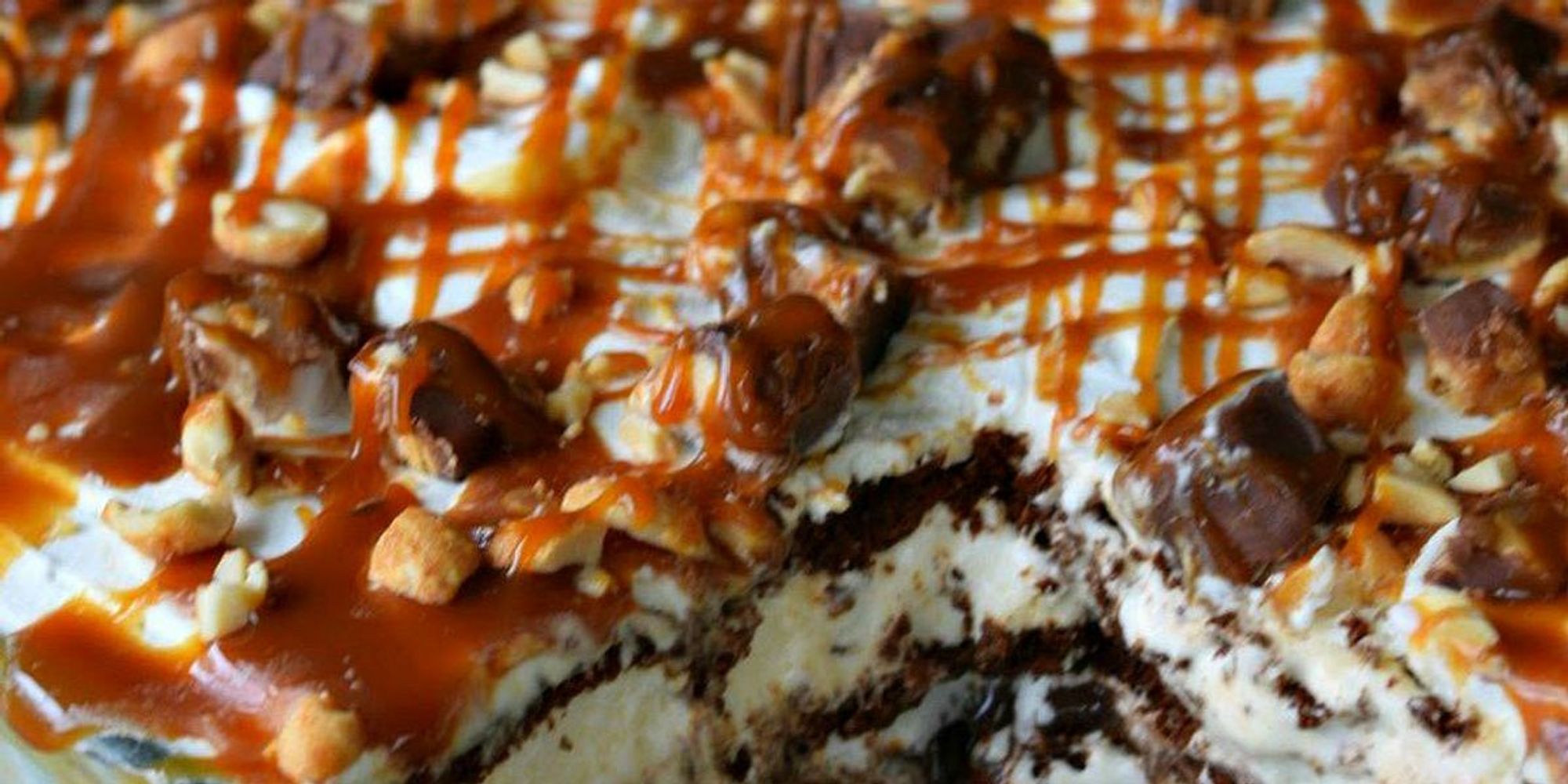 Snickers Ice Cream Sandwich Cake My Recipe Magic 4881