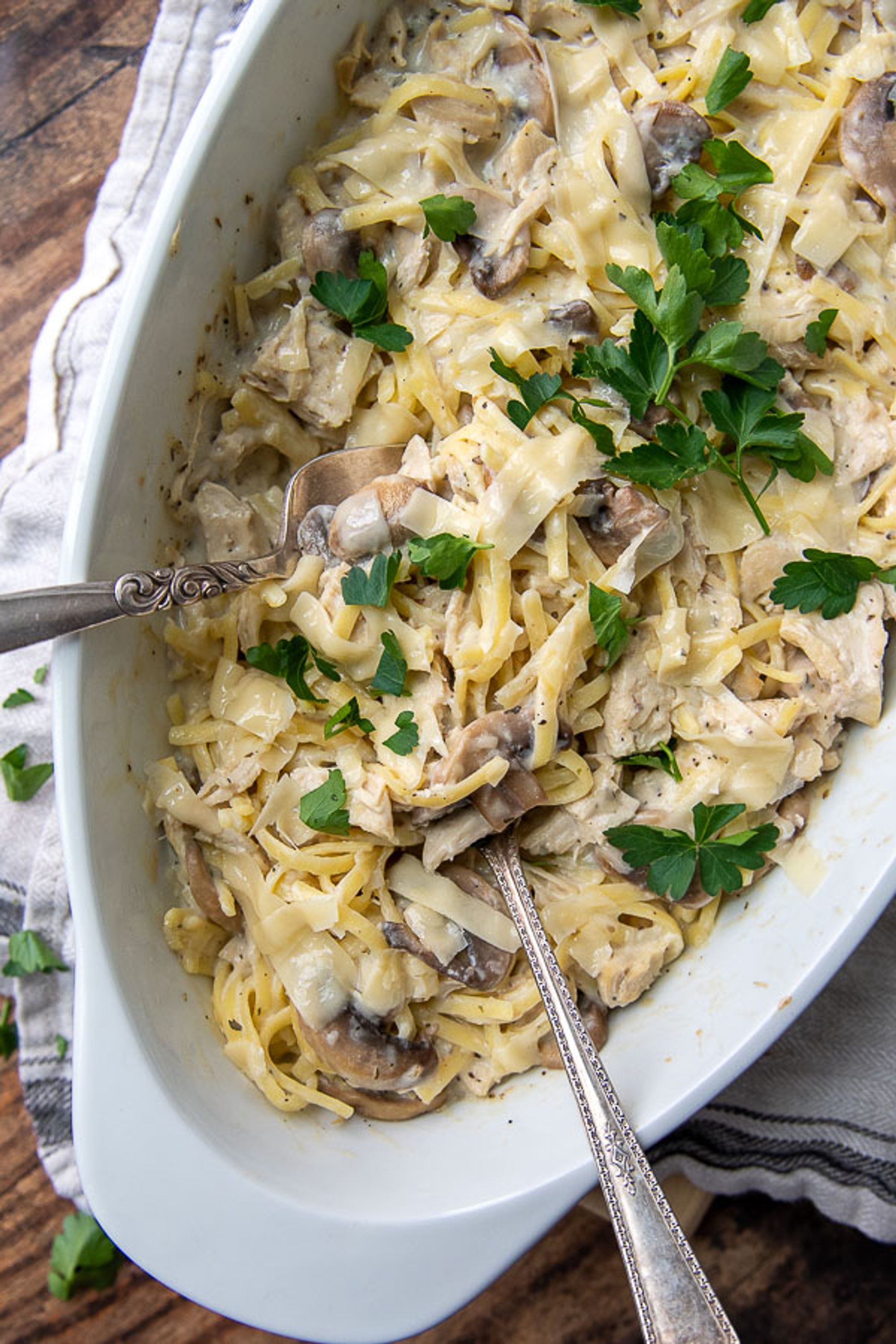 Ultimate Chicken Tetrazzini Casserole | Best Ever Easy Tetrazzini ...