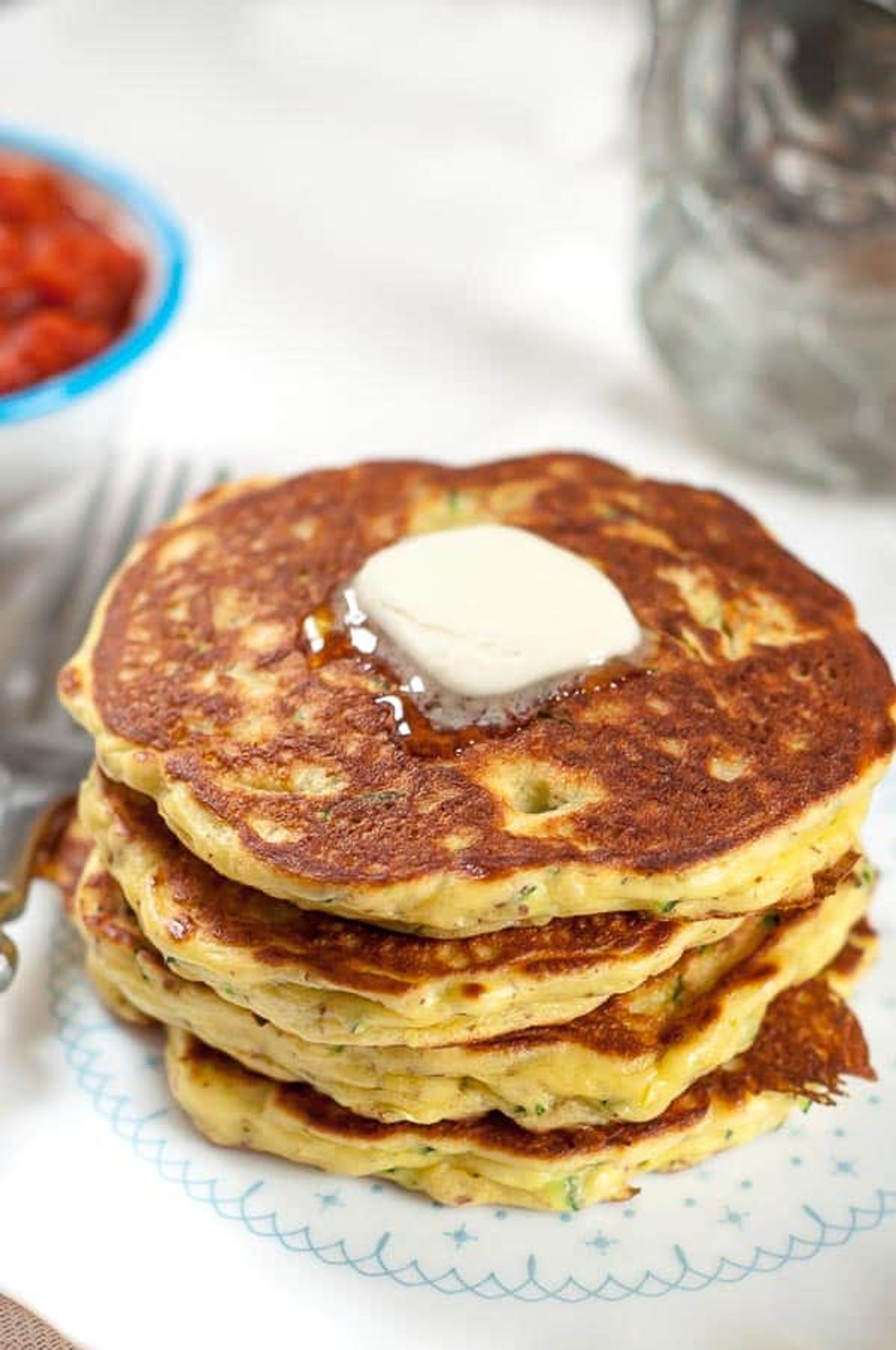 Easy Gluten Free Zucchini Pancakes | MamaGourmand - My Recipe Magic