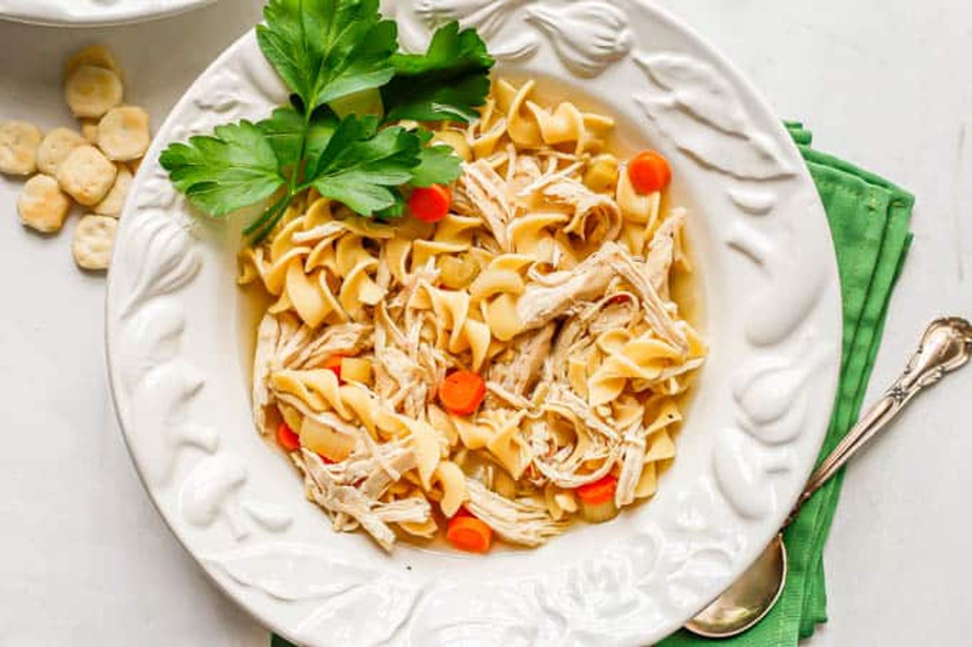 Slow Cooker Chicken Noodle Soup - Family Food on the Table - My Recipe ...