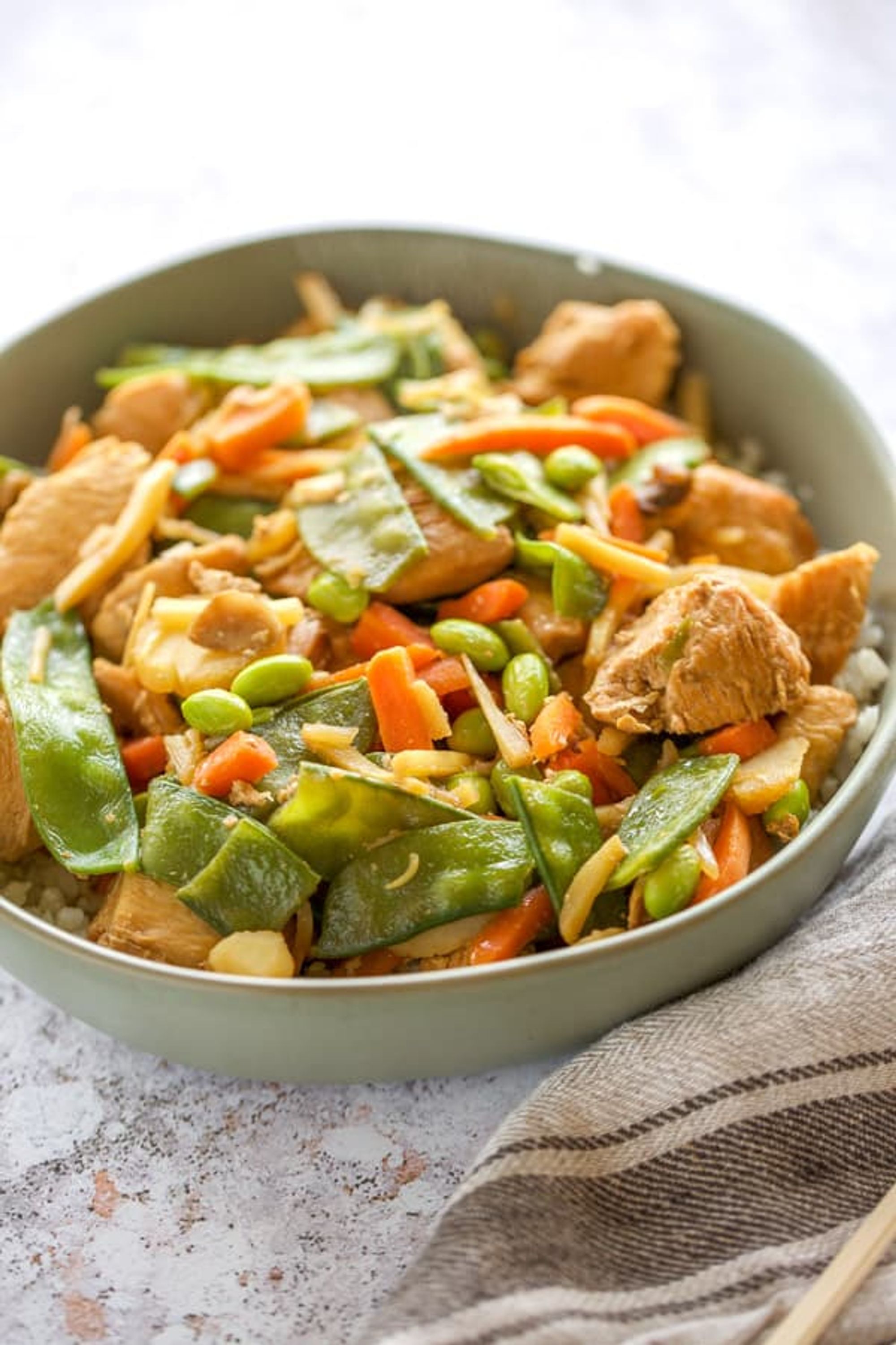 Instant Pot Chicken Stir Fry Using Frozen Vegetables · Seasonal Cravings My Recipe Magic