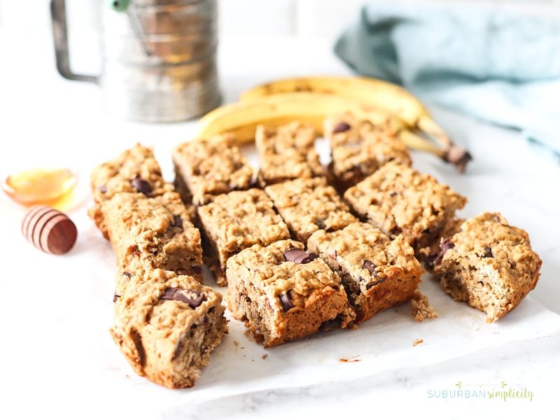 Easy Banana Bars With Oats Suburban Simplicity My Recipe Magic   Image 