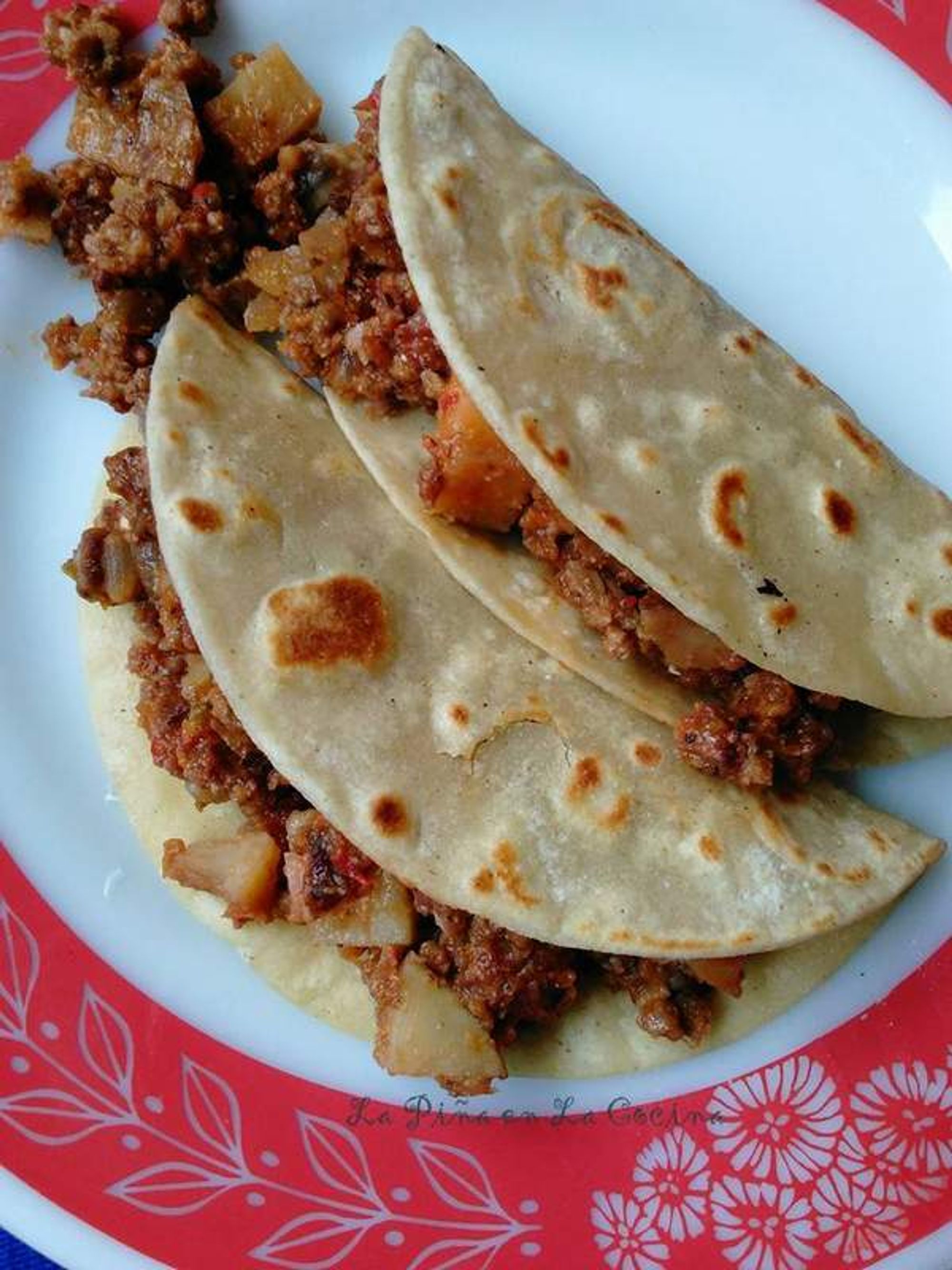 Mom's Picadillo con Papa~Ground Beef in Fresh Tomato Sauce With ...