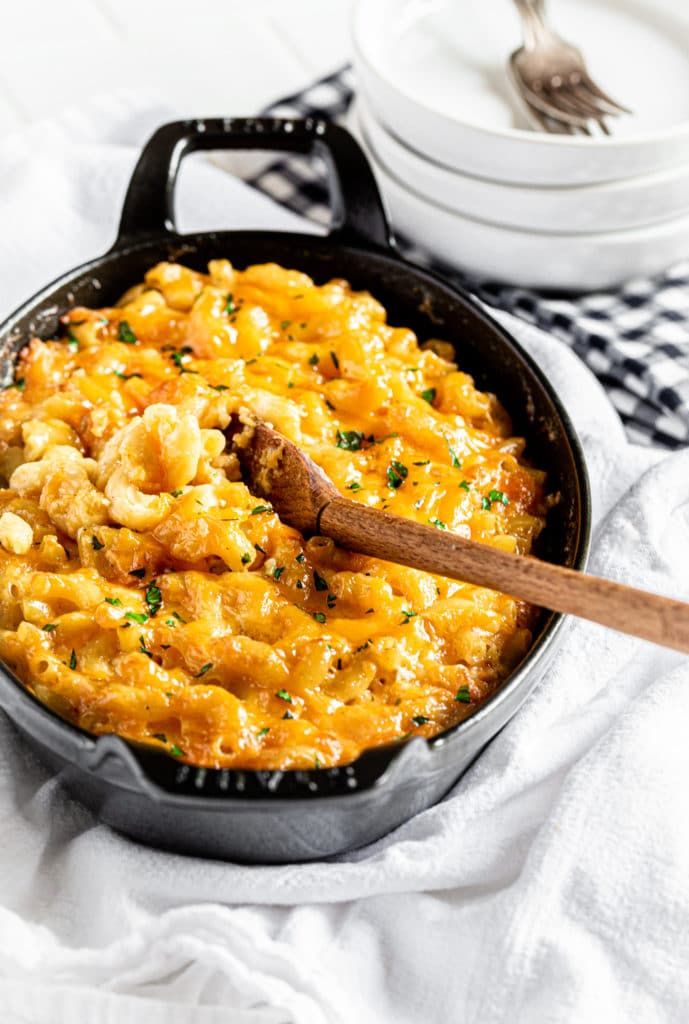 baked mac and cheese with evaporated milk and sour cream