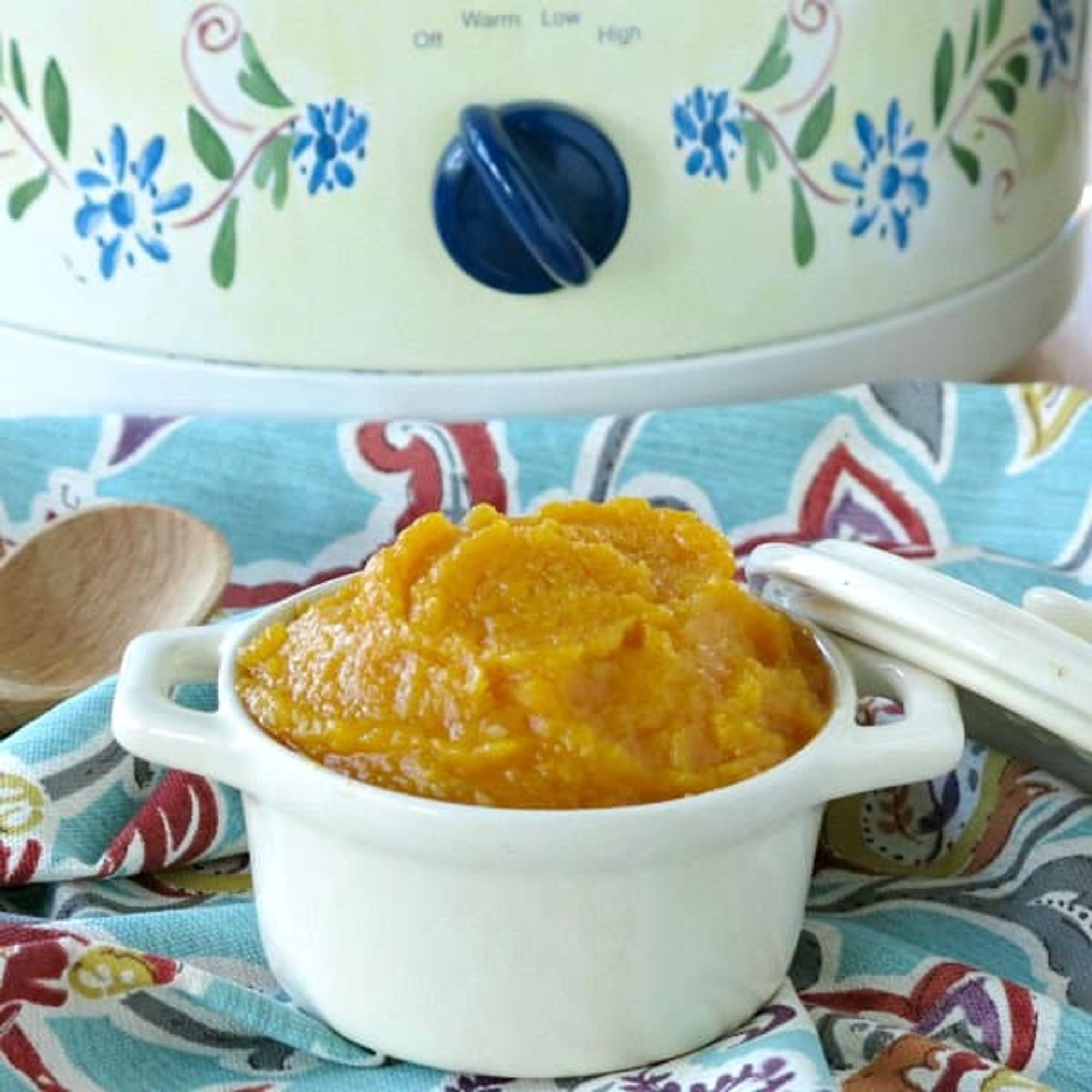 CrockPot Butternut Squash Puree The DinnerMom My Recipe Magic