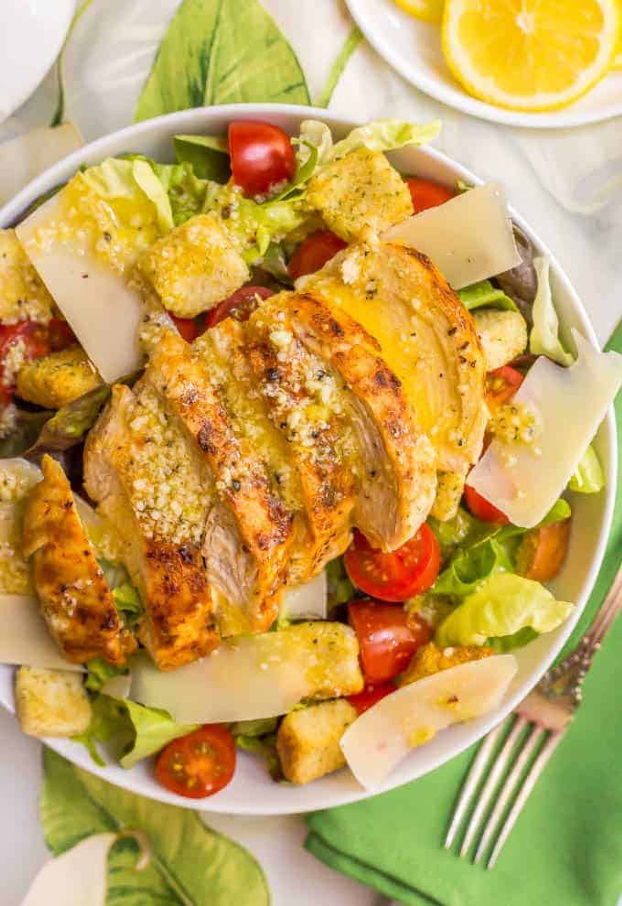 Easy Chicken Caesar Salad - Family Food on the Table - My Recipe Magic