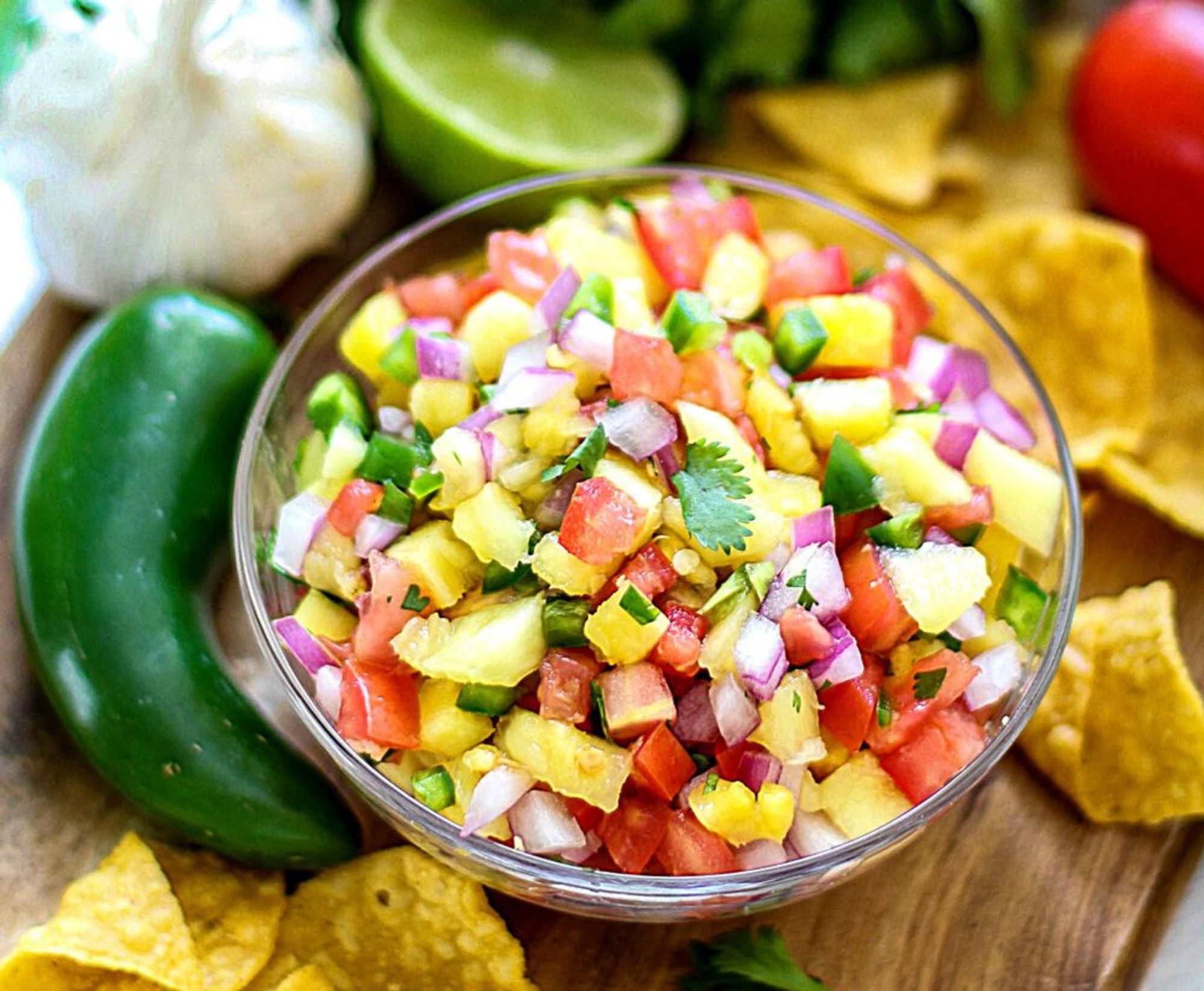 10-Minute Pineapple Salsa Recipe - Suburban Simplicity - My Recipe Magic