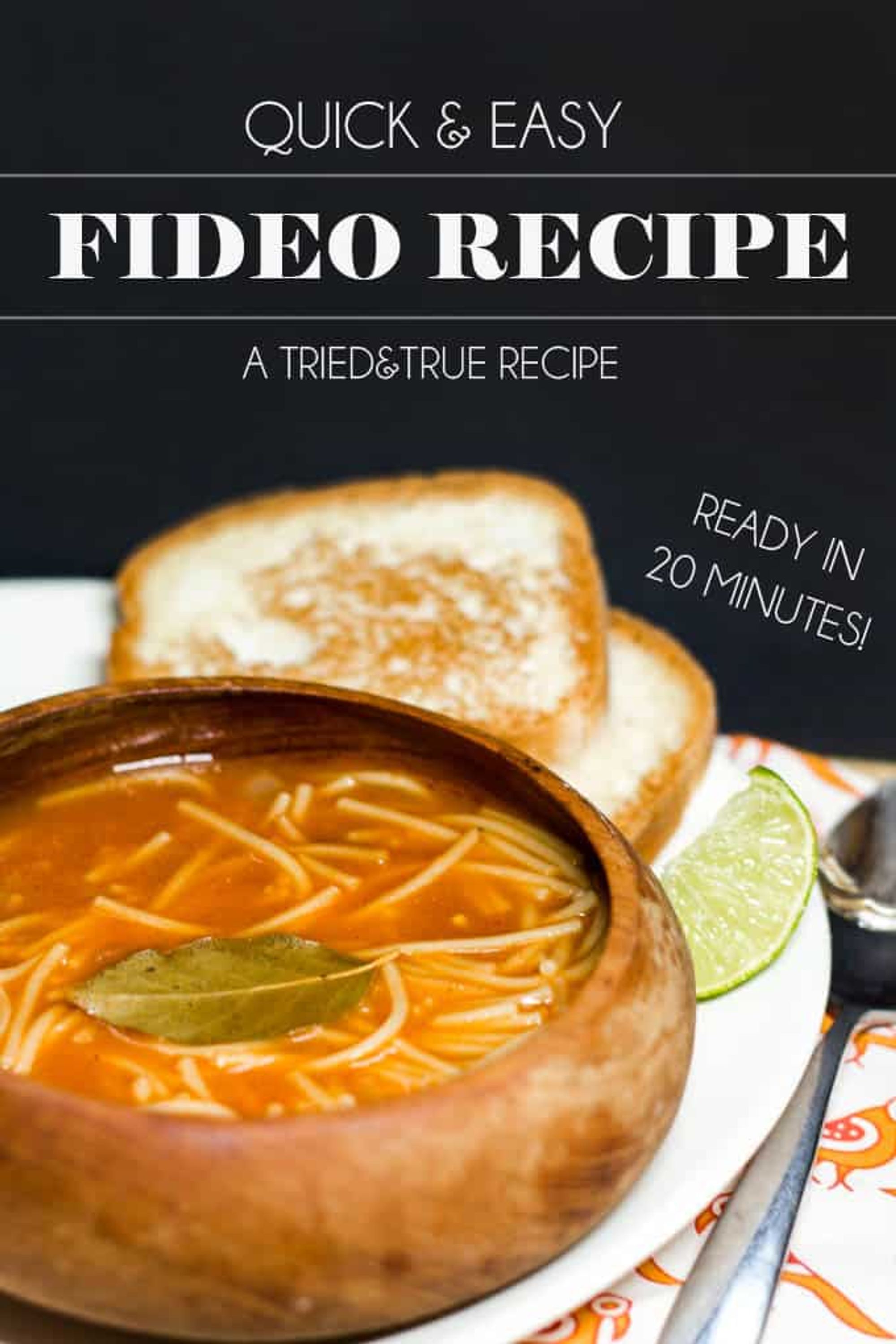 Quick & Easy Fideo Recipe Tried & True My Recipe Magic